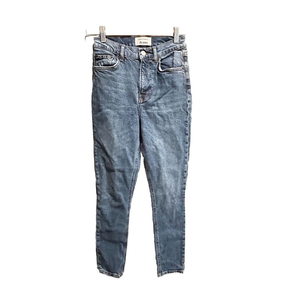 Reformation‎ Medium Wash Skinny Syracuse Women's Jeans Size 25